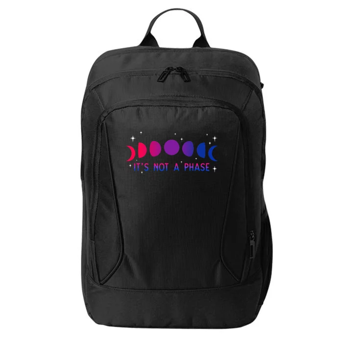 Its Not A Phase Bisexual Moon Bi Pride LGBTQIA Bisexuality City Backpack