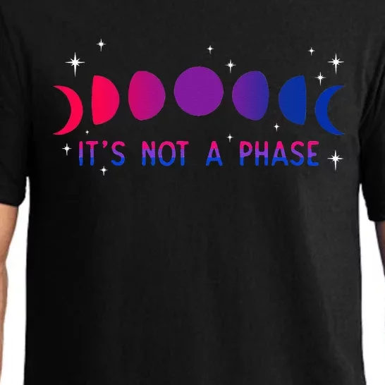 Its Not A Phase Bisexual Moon Bi Pride LGBTQIA Bisexuality Pajama Set