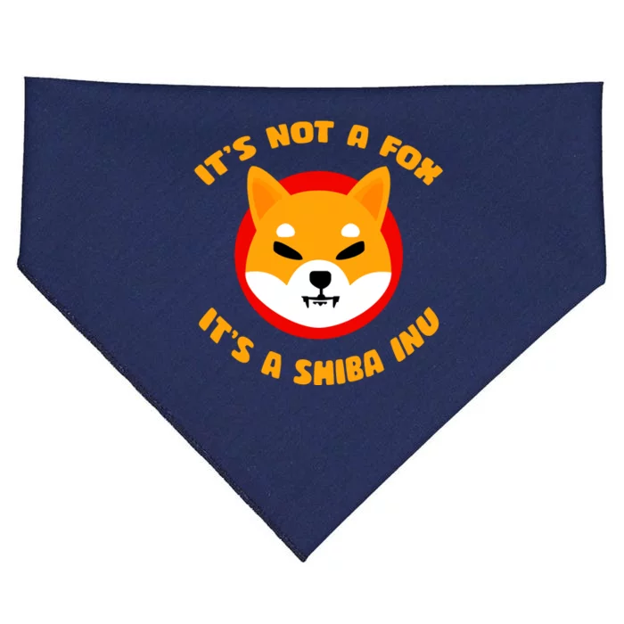 It's Not A Fox It's A Shiba Inu USA-Made Doggie Bandana