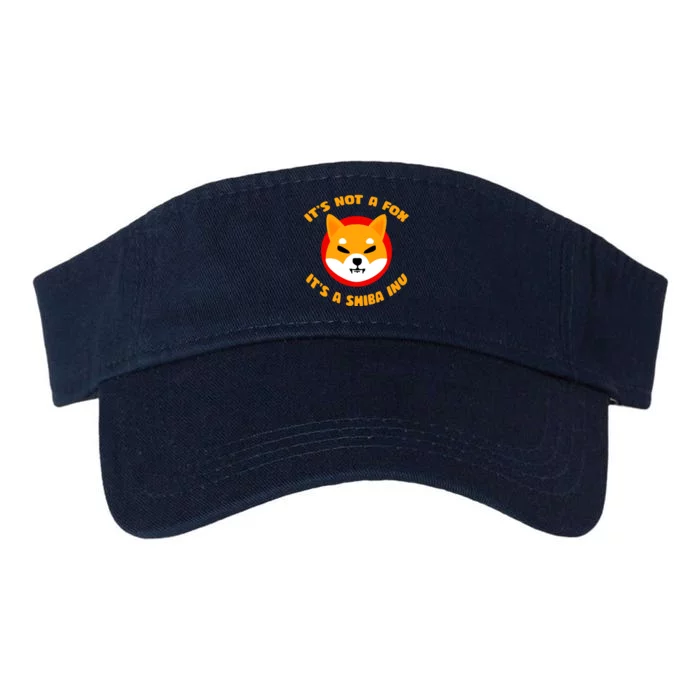 It's Not A Fox It's A Shiba Inu Valucap Bio-Washed Visor