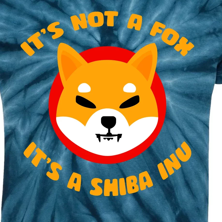 It's Not A Fox It's A Shiba Inu Kids Tie-Dye T-Shirt