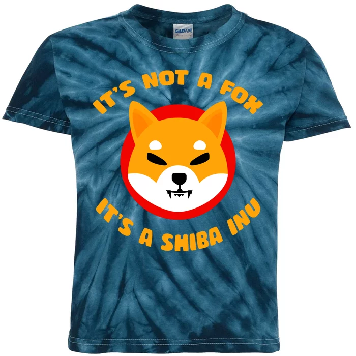 It's Not A Fox It's A Shiba Inu Kids Tie-Dye T-Shirt