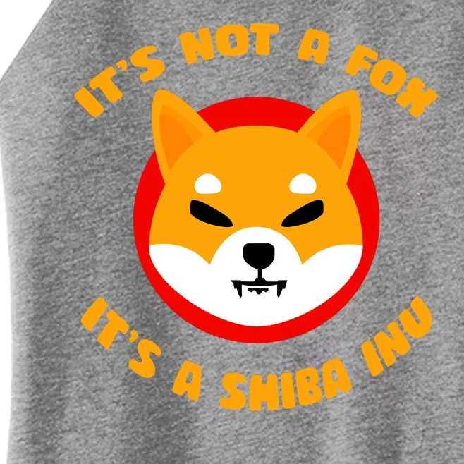 It's Not A Fox It's A Shiba Inu Women’s Perfect Tri Rocker Tank