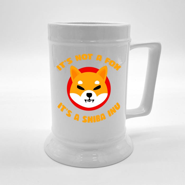 It's Not A Fox It's A Shiba Inu Front & Back Beer Stein