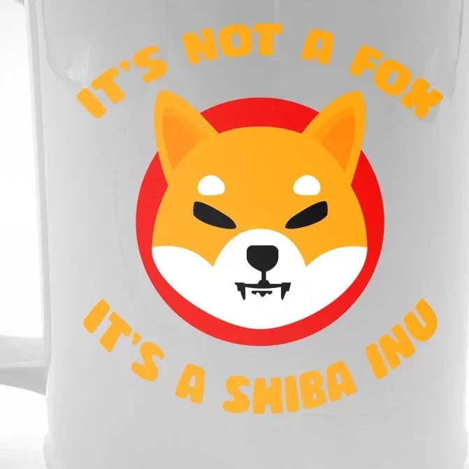 It's Not A Fox It's A Shiba Inu Front & Back Beer Stein