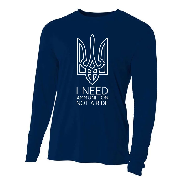 I Need Ammunition Not A Ride Cooling Performance Long Sleeve Crew