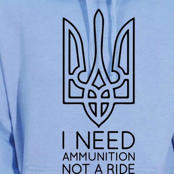 I Need Ammunition Not A Ride Unisex Surf Hoodie