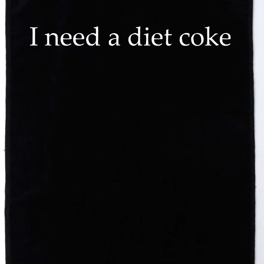 I Need A Diet Co.Ke Platinum Collection Golf Towel