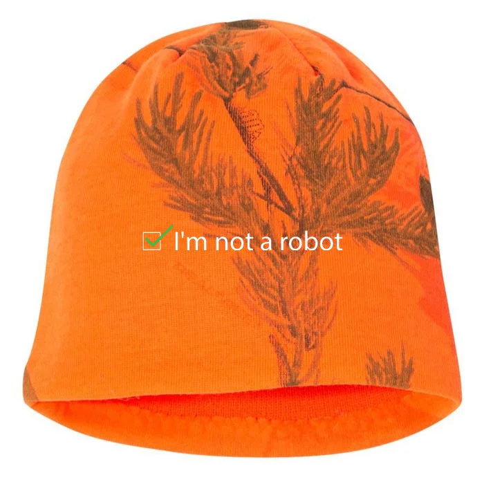 Im Not A Robot Funny Captcha Bot Internet Programmer Gift Kati - Camo Knit Beanie