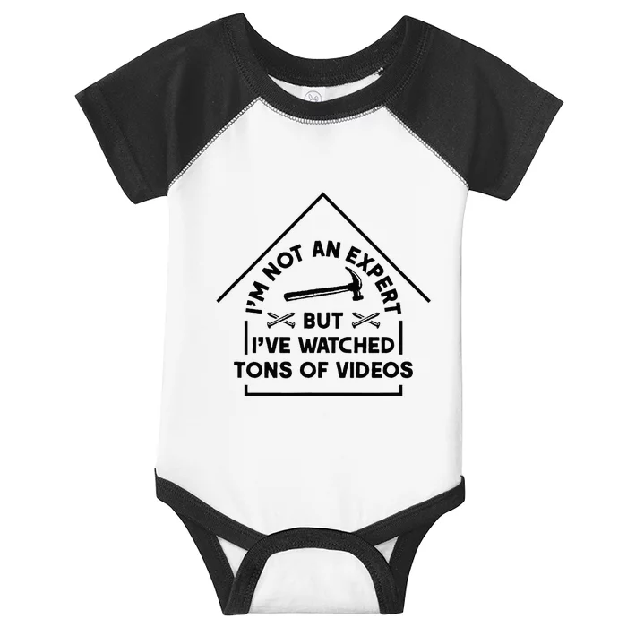 IM Not An Expert Diy Home Improvement Remodel Renovation Infant Baby Jersey Bodysuit