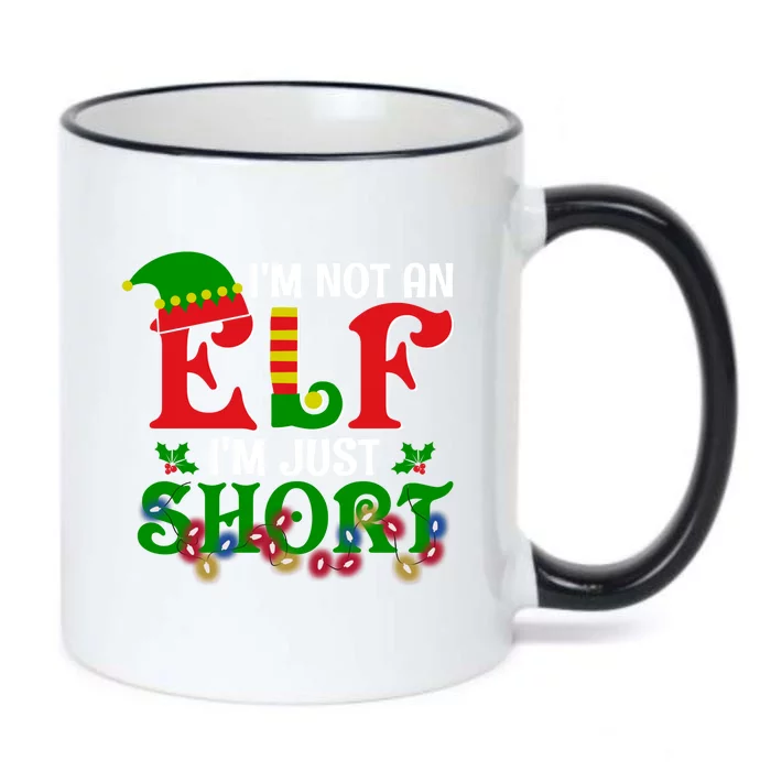 Im Not An Elf Im Just Short Christmas Holiday Season Matching Team Family Black Color Changing Mug