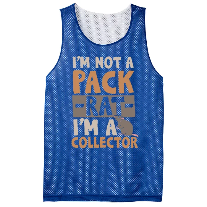 IM Not A Pack Rat IM A Collector Gift Mesh Reversible Basketball Jersey Tank