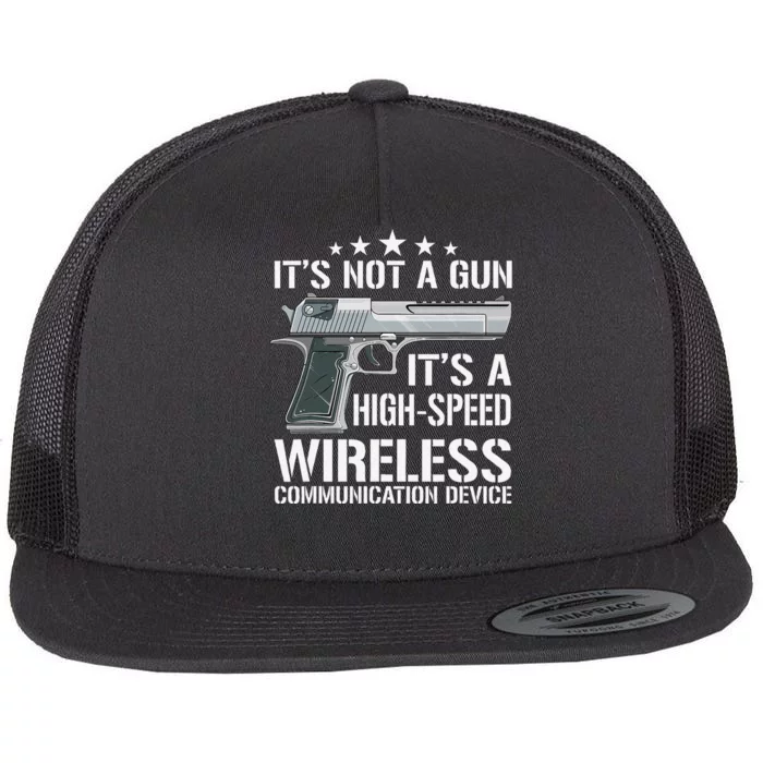 Its Not A Gun Meme Funny Its Not A Gun Flat Bill Trucker Hat