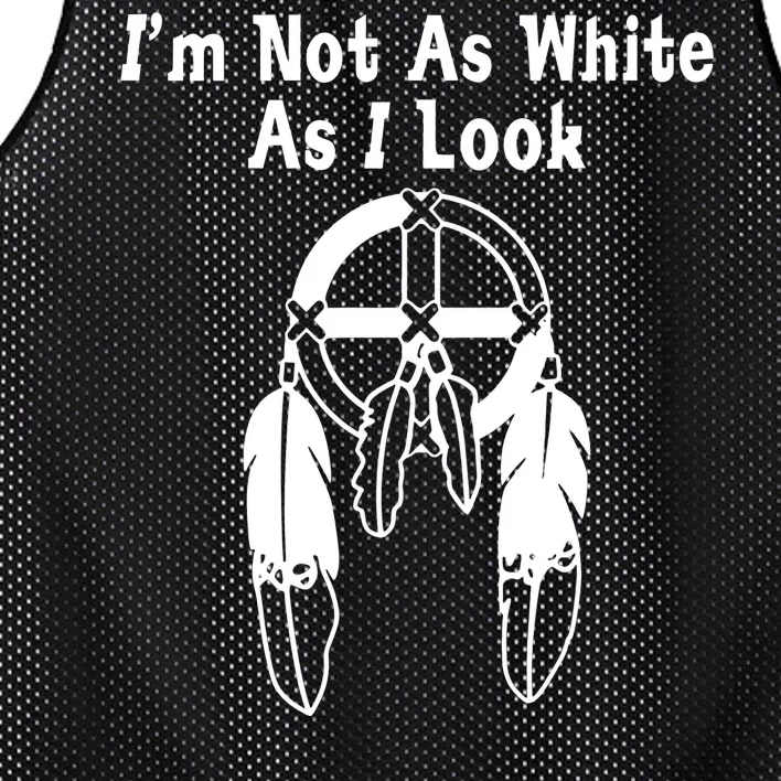 Im Not As White As I Look Mesh Reversible Basketball Jersey Tank