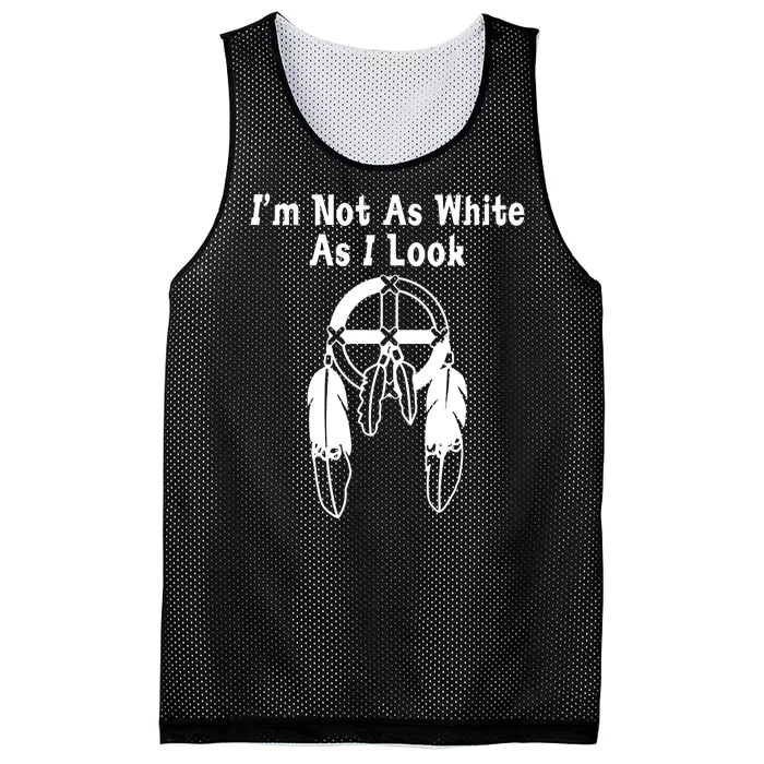 Im Not As White As I Look Mesh Reversible Basketball Jersey Tank