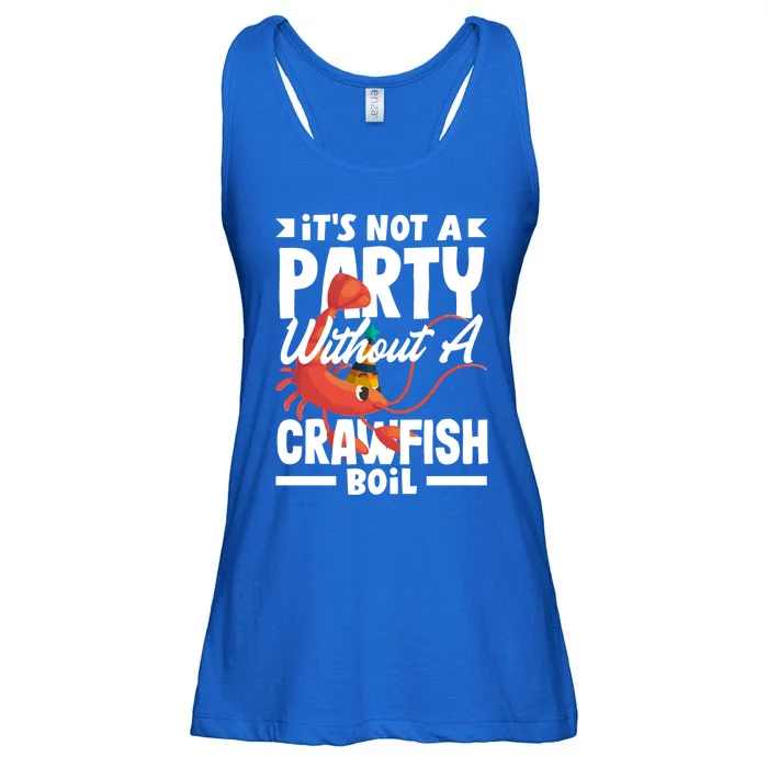 Its Not A Party Without A Crawfish Boil Gift Ladies Essential Flowy Tank