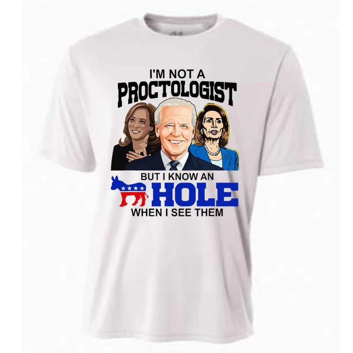 IM Not A Proctologist But I Know An Asshole When I See Them Cooling Performance Crew T-Shirt