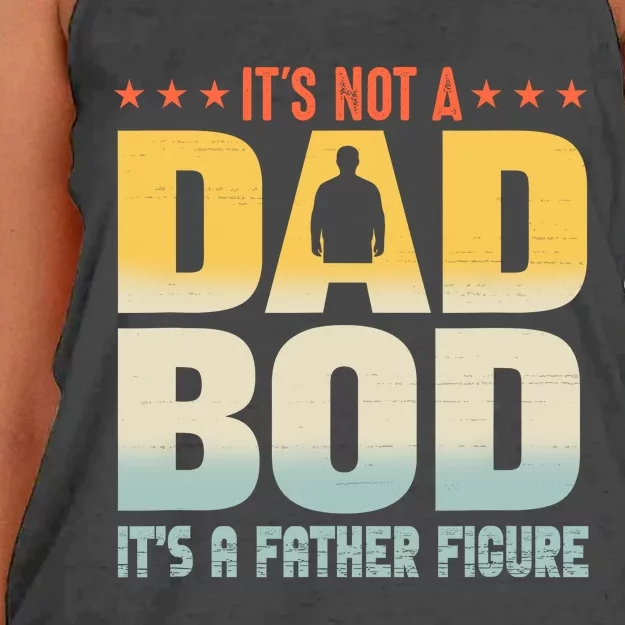 ItS Not A Dad Bod ItS A Father Figure FatherS Day Funny Women's Knotted Racerback Tank