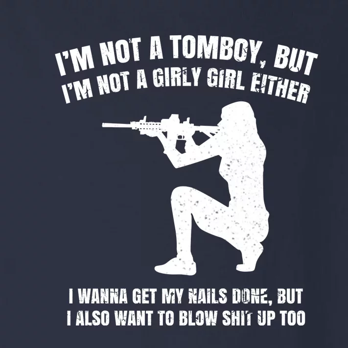 IM Not A Tomboy But IM Not A Girly Girl Either Toddler Long Sleeve Shirt