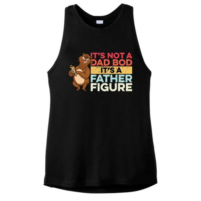 It's Not A Dad Bod It's A Father Figure Ladies Tri-Blend Wicking Tank