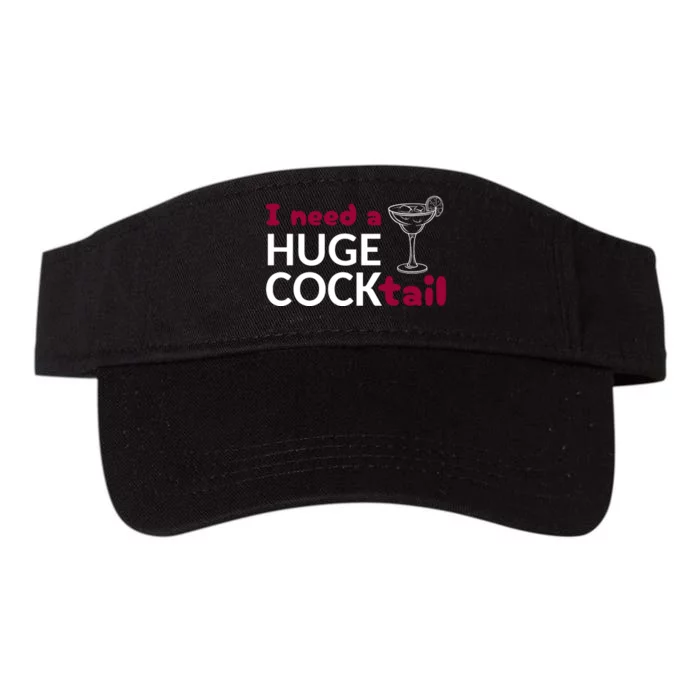 I Need A Huge Cocktail Valucap Bio-Washed Visor