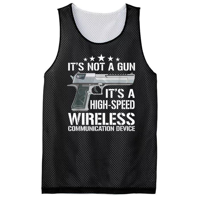 Its Not A Gun Meme Funny Its Not A Gun Mesh Reversible Basketball Jersey Tank