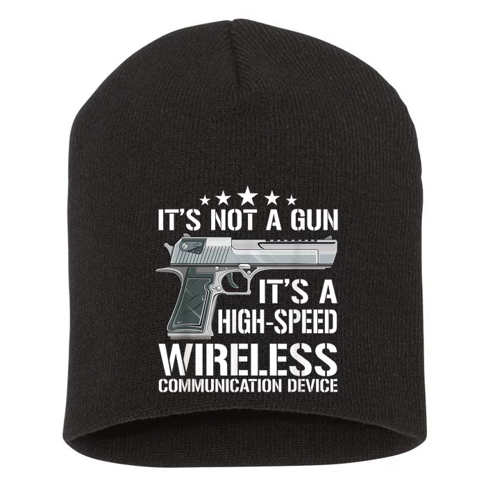 Its Not A Gun Meme Funny Its Not A Gun Short Acrylic Beanie