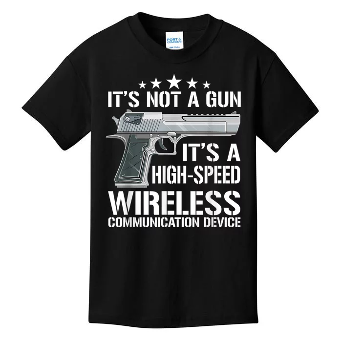 Its Not A Gun Meme Funny Its Not A Gun Kids T-Shirt