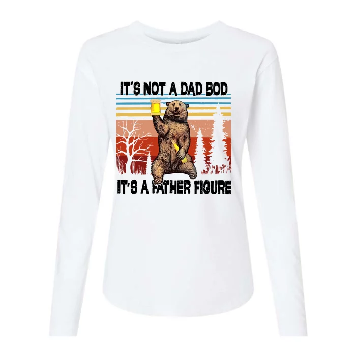 Its Not A Dad Bod Its A Father Figure Bear Meme Womens Cotton Relaxed Long Sleeve T-Shirt