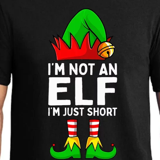 I'm Not An Elf Im Just Short Funny Christmas Pajama Set