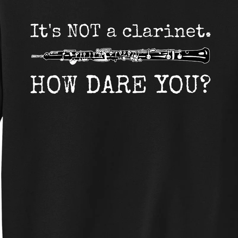 ItS Not A Clarinet How Dare You Sweatshirt