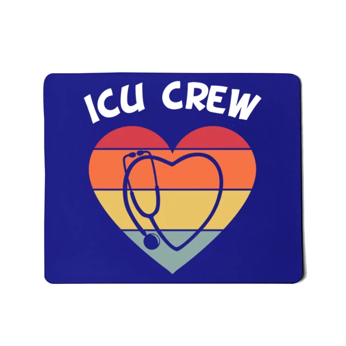 Icu Nurse Appreciation Stethoscope Cna Intensive Care Unit Gift Mousepad