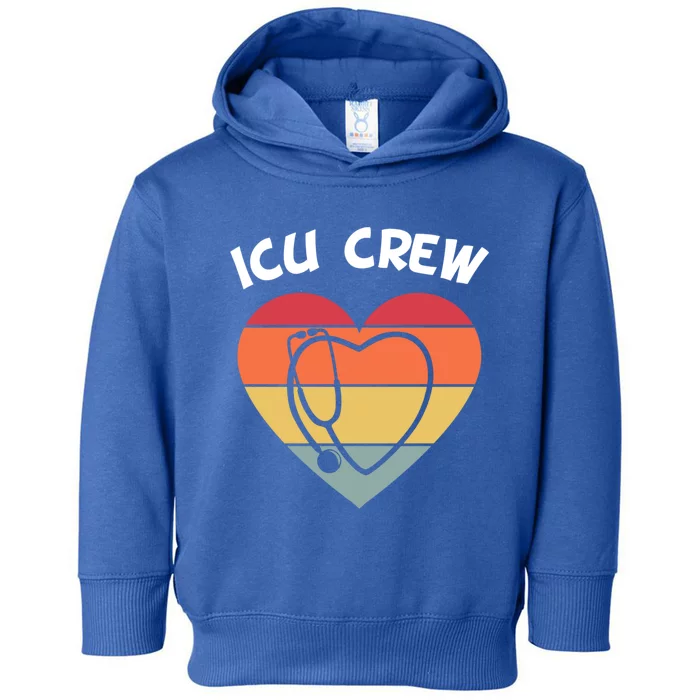 Icu Nurse Appreciation Stethoscope Cna Intensive Care Unit Gift Toddler Hoodie