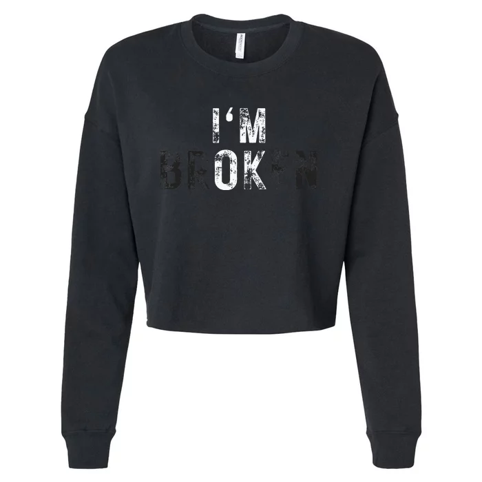 IM Not As White As I Look Native American Dreamcatcher Cropped Pullover Crew