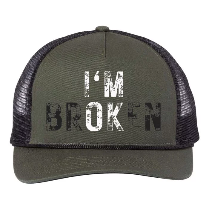 IM Not As White As I Look Native American Dreamcatcher Retro Rope Trucker Hat Cap