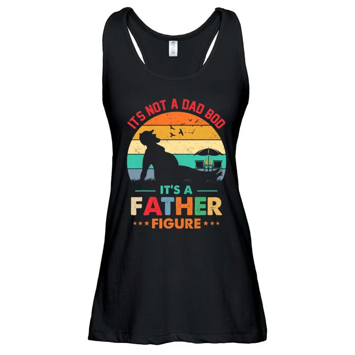 Its Not A Dad Bod Its A Father Figure Fathers Day Dad Jokes Ladies Essential Flowy Tank