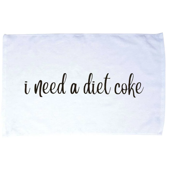 I Need A Diet Co Ke Microfiber Hand Towel