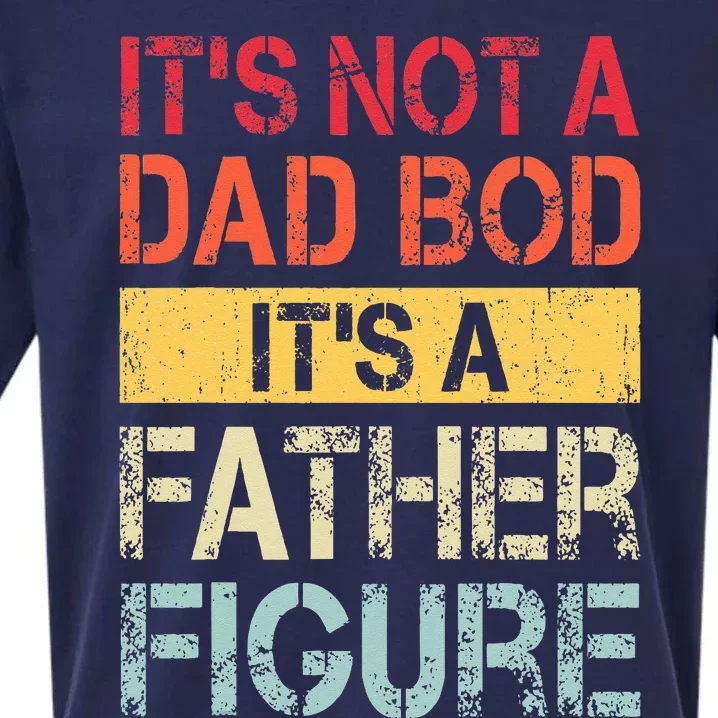 Its Not A Dad Bod Its A Father Figure Funny Retro Vintage Sueded Cloud Jersey T-Shirt