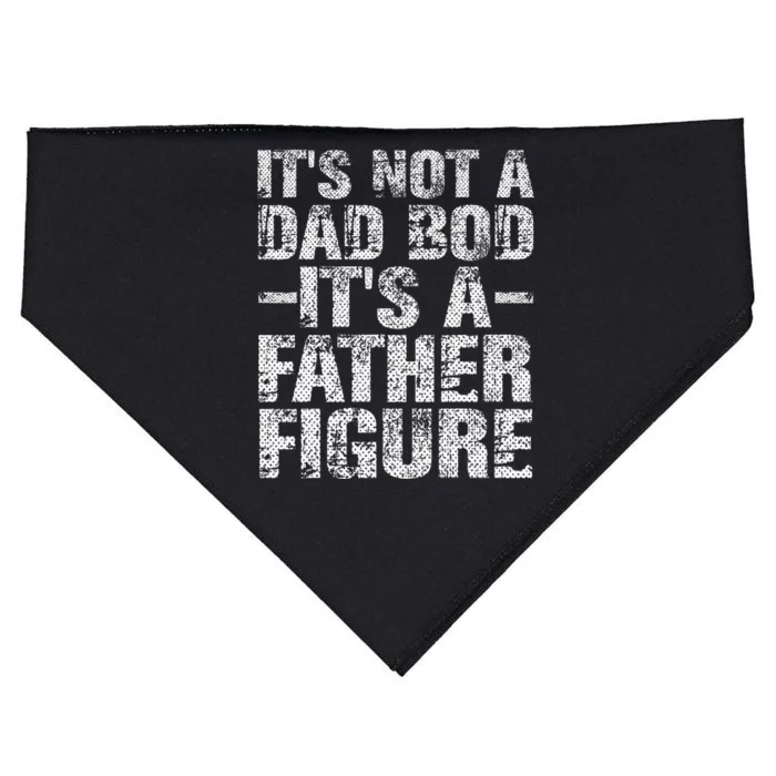 It's Not A Dad Bod It's A Father Figure Vintage Dad Gift USA-Made Doggie Bandana