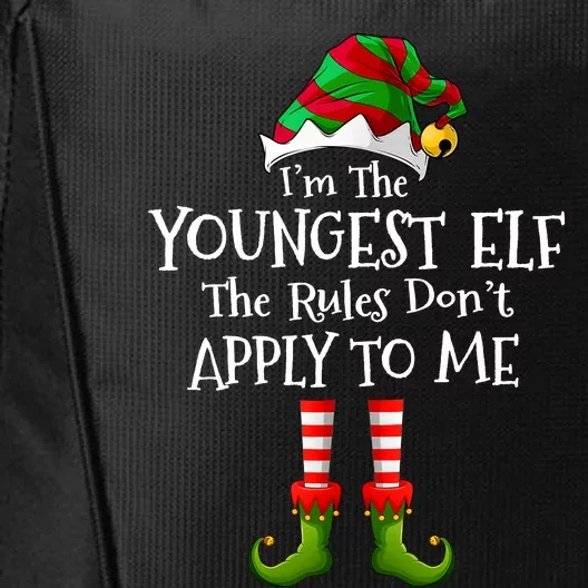 IM Not An Elf Im Just Short Funny Christmas Matching Family City Backpack