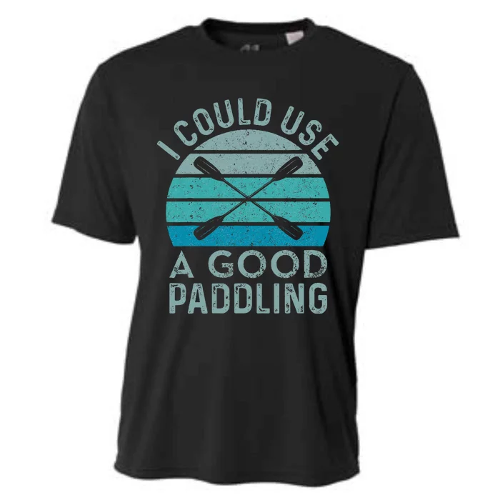 I Need A Good Paddling Funny Kayak Kayaking Cooling Performance Crew T-Shirt