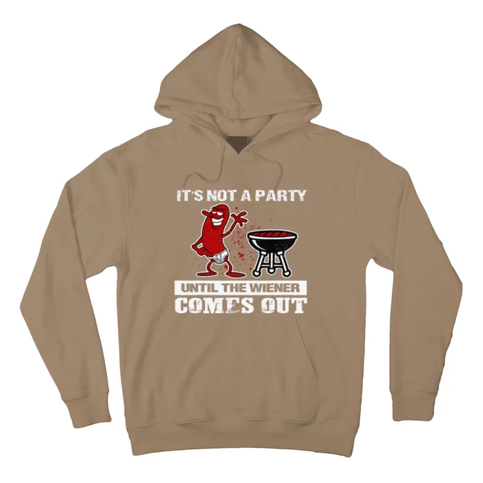 Its Not A Party Until The Wiener Comes Out Hot Dog BBQ Hoodie