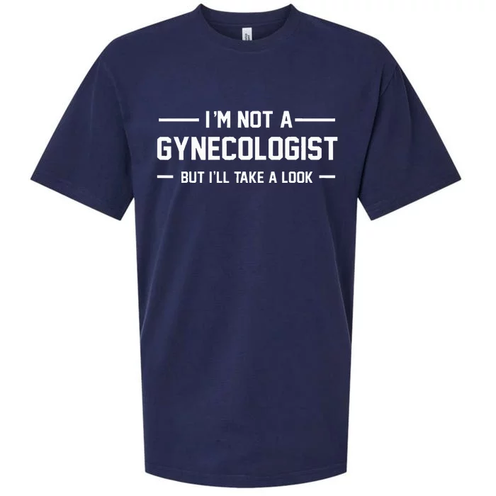 I’M Not A Gynecologist But I’Ll Take A Look Sueded Cloud Jersey T-Shirt