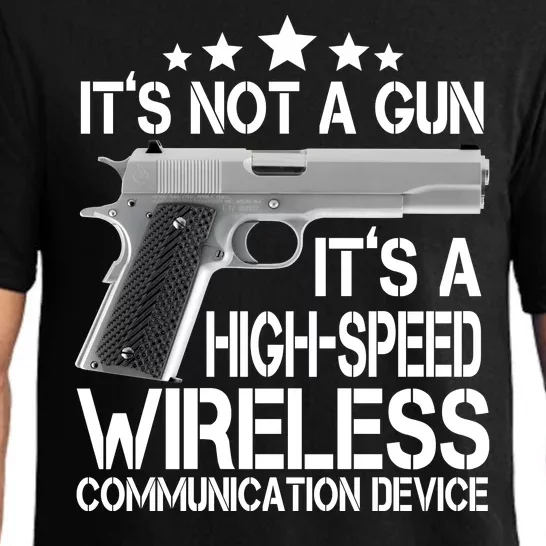 It's Not A Gun High Speed Wireless Communication Device Pajama Set