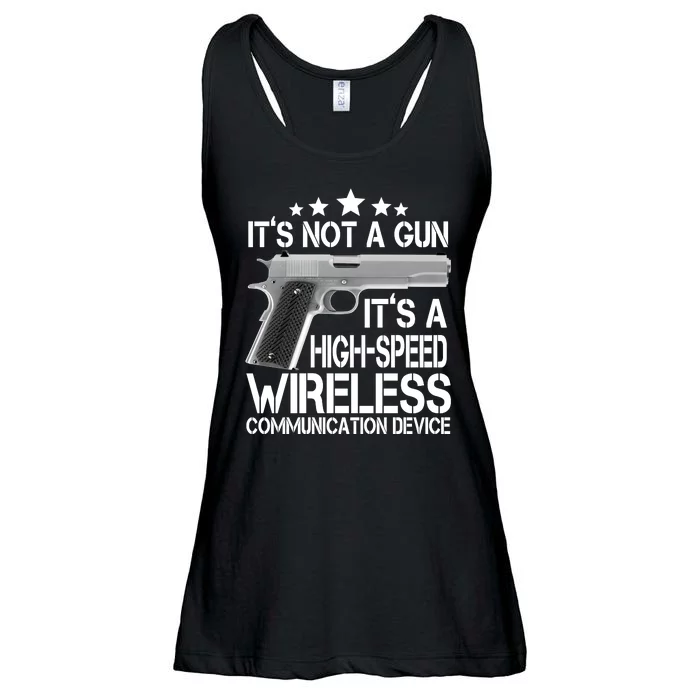 It's Not A Gun High Speed Wireless Communication Device Ladies Essential Flowy Tank