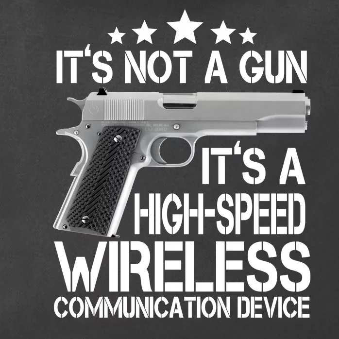 It's Not A Gun High Speed Wireless Communication Device Zip Tote Bag