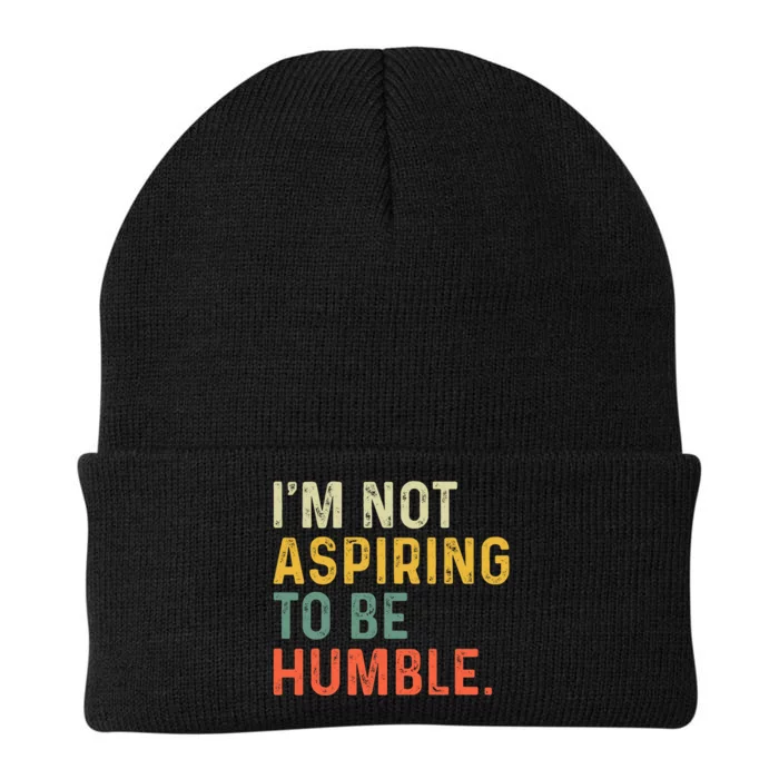 IM Not Aspiring To Be Humble Knit Cap Winter Beanie