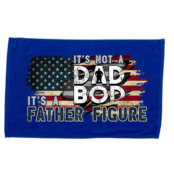 Its Not A Dad Bod Its A Father Figure Funny Vintage Microfiber Hand Towel