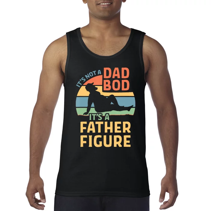 It's Not A Dad Bob It's A Father Figure Retro Tank Top