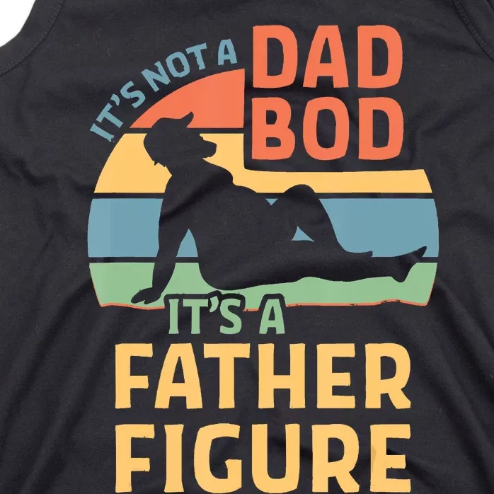 It's Not A Dad Bob It's A Father Figure Retro Tank Top